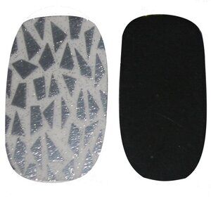 3 For 15 - LILY & FOX - PIECES OF ME - Metallic Nail Stickers Wraps Strips